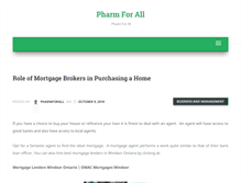Tablet Screenshot of pharmforall.com